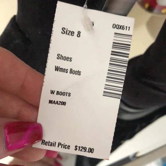 New MARC FISHER Black Velvet Over the Knee Boots - Picture 7 of 14